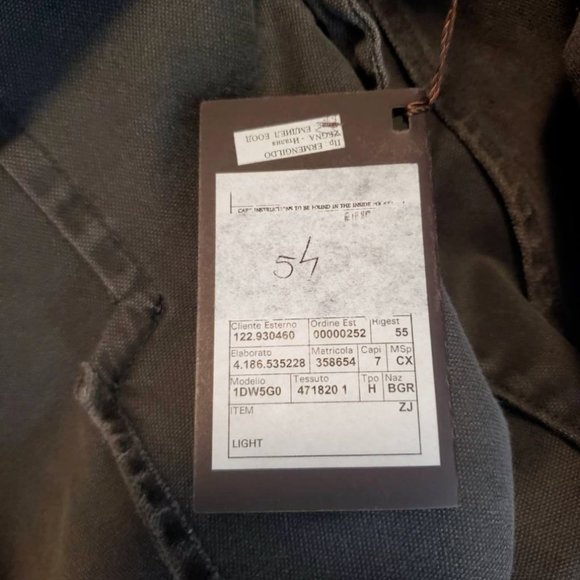 Z Zegna Mens Two Button Blazer Gray Jetted Pockets Notch Lapel 44R EU 54R New - Picture 10 of 11